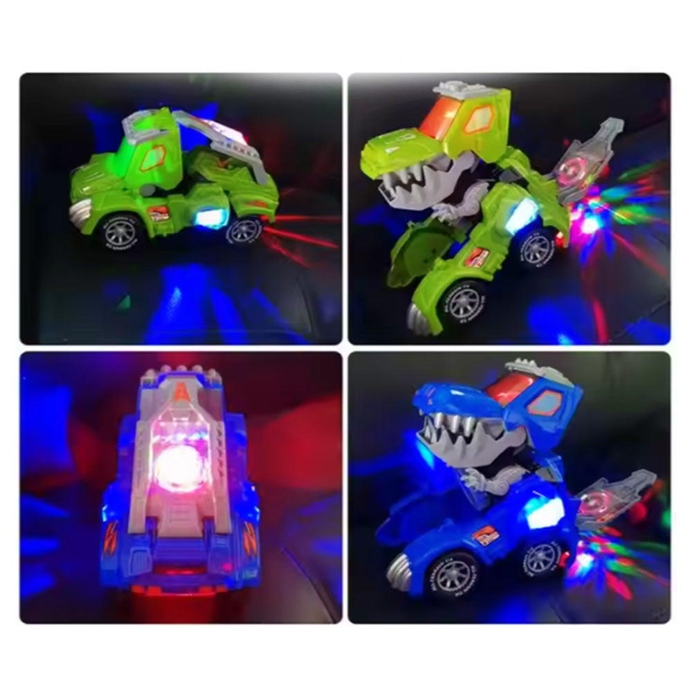 Transformers Dino Auto sa Svetlosnim Efektima - Dva Uređaja u Jednom